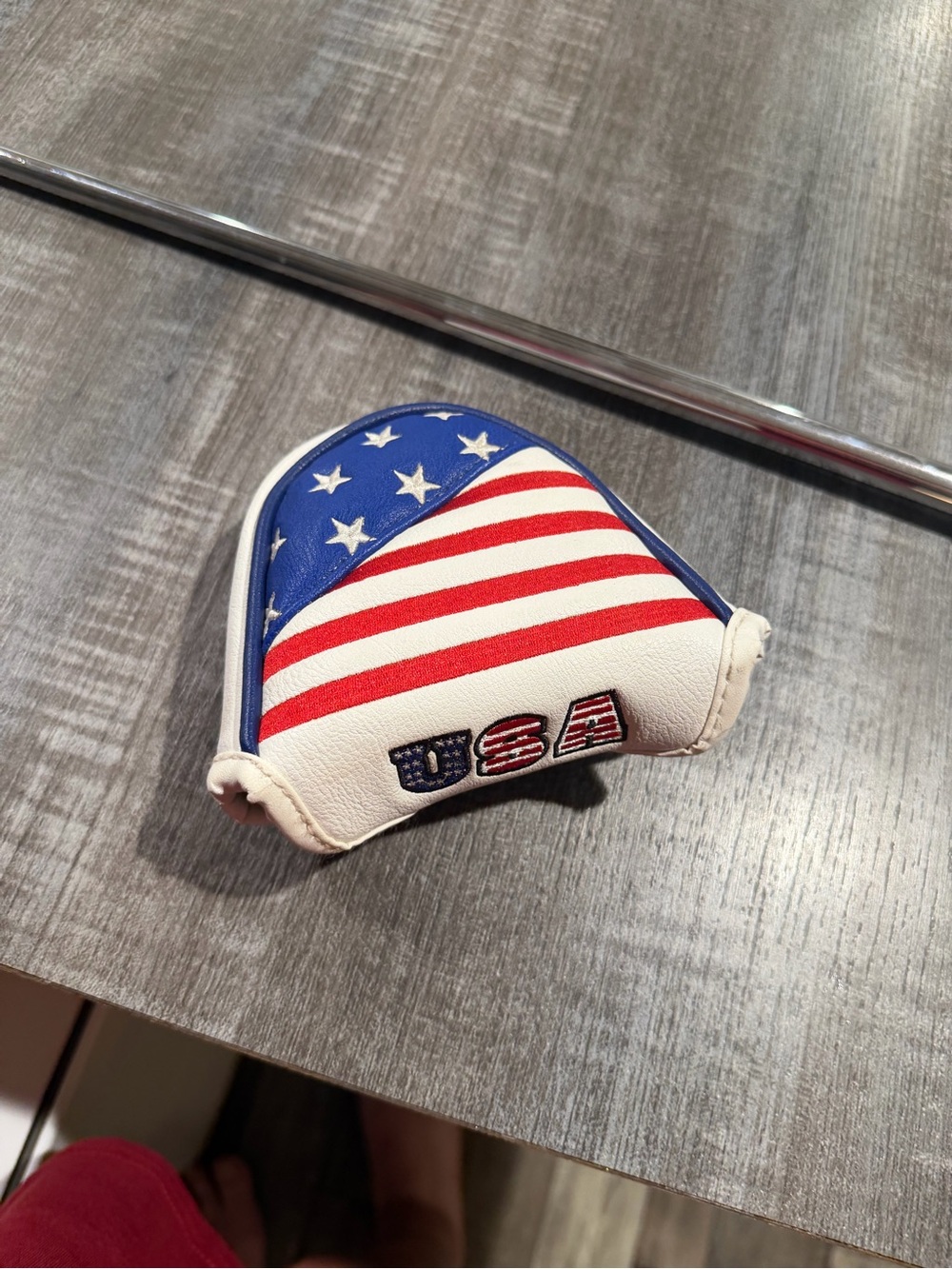 Patriotic USA Putter Headcover in Red, White & Blue